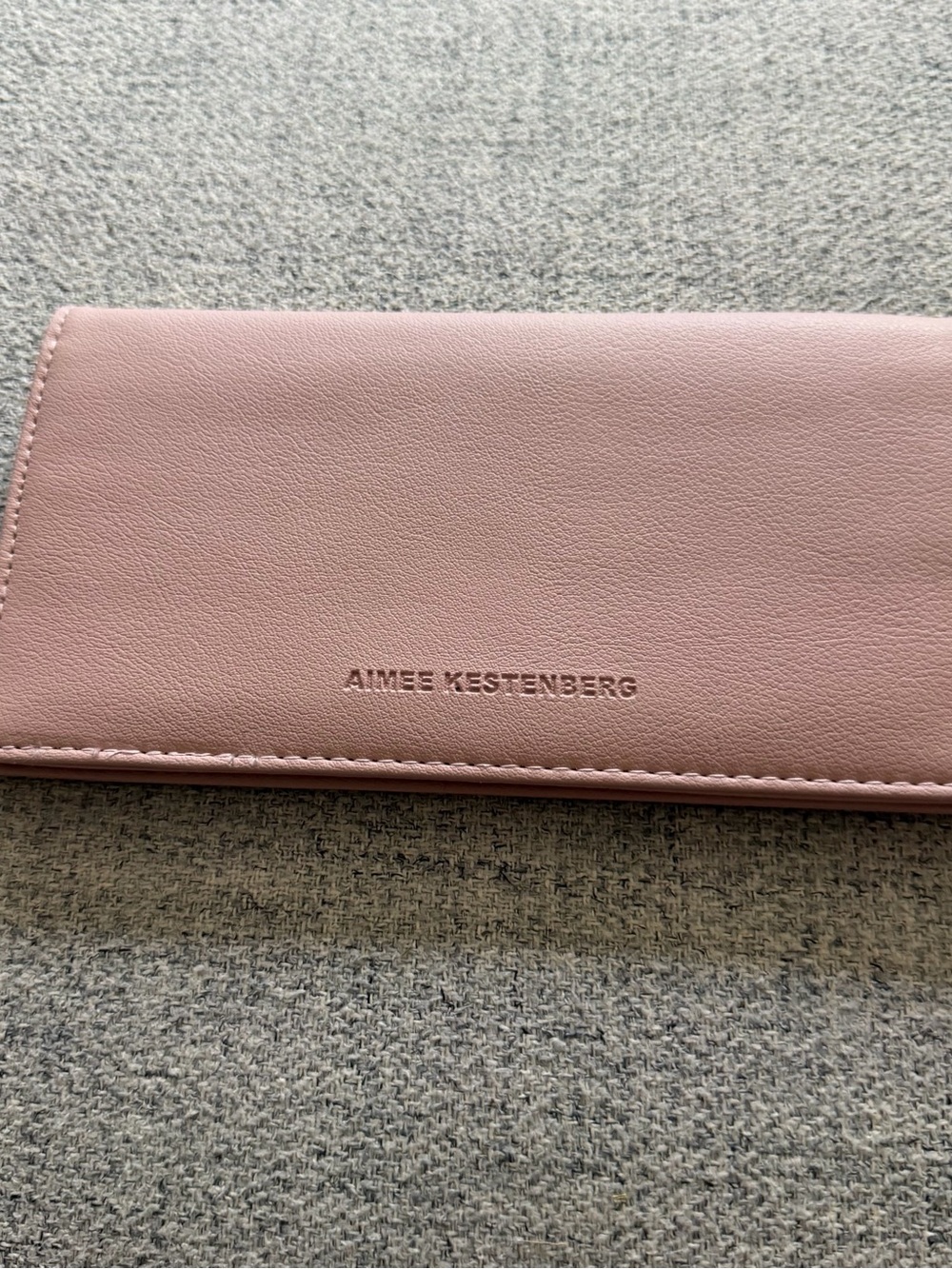 Aimee Kestenberg Blush Pink Leather Long Wallet